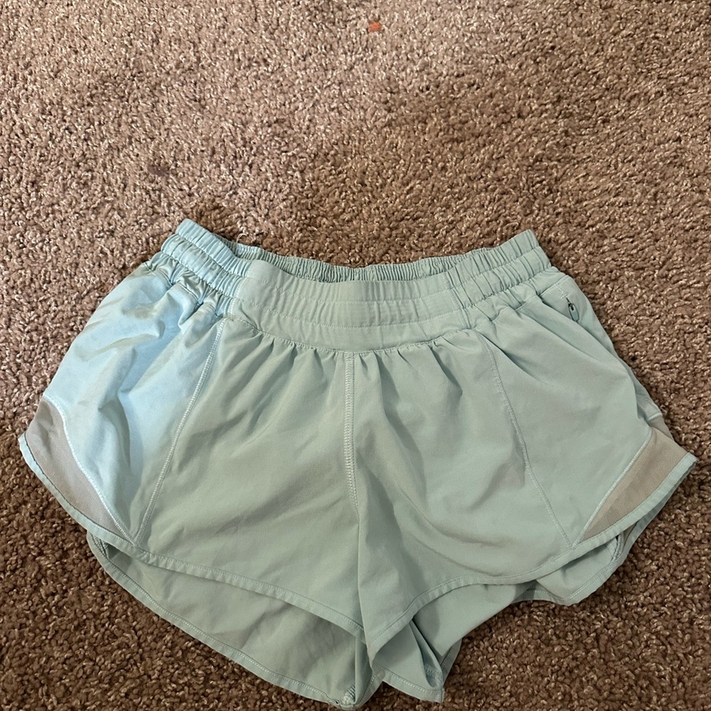 lululemon hotty hot shorts blue